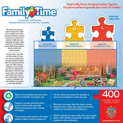 Family Time - Creekside Gathering 400 Piece Jigsaw Puzzle (ONLINE ORDER ONLY)