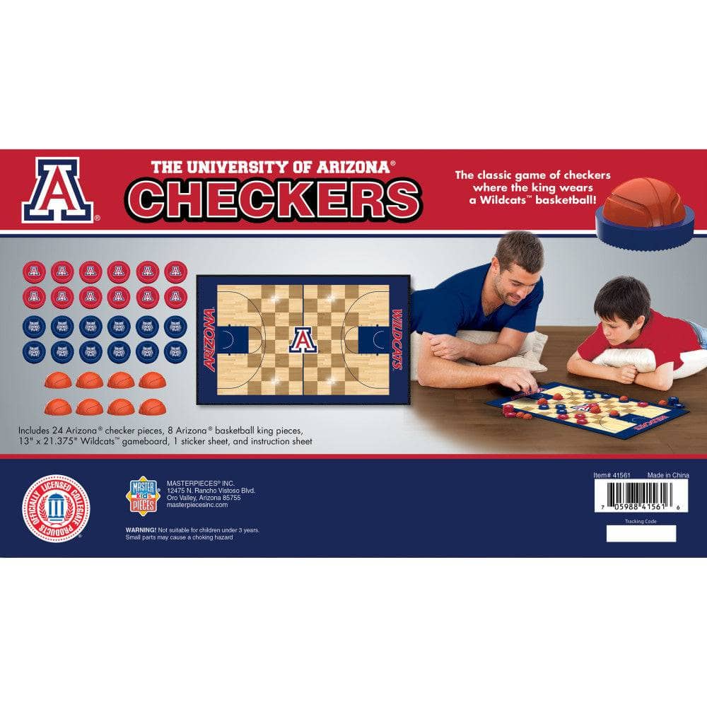 Arizona Wildcats Checkers Board Game (ONLINE ORDER ONLY)