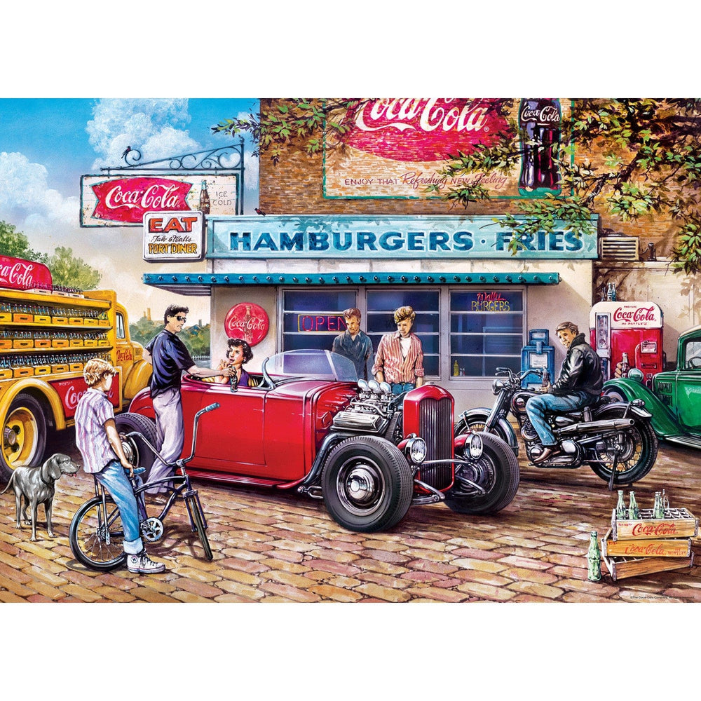 Coca-Cola - Hot Rods 1000 Piece Jigsaw Puzzle (ONLINE ORDER ONLY)