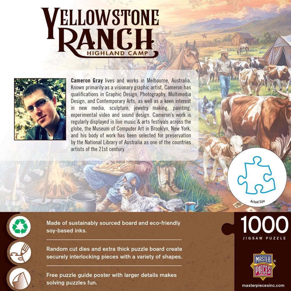 Yellowstone Ranch - Highland Camp 1000 Piece Jigsaw Puzzle