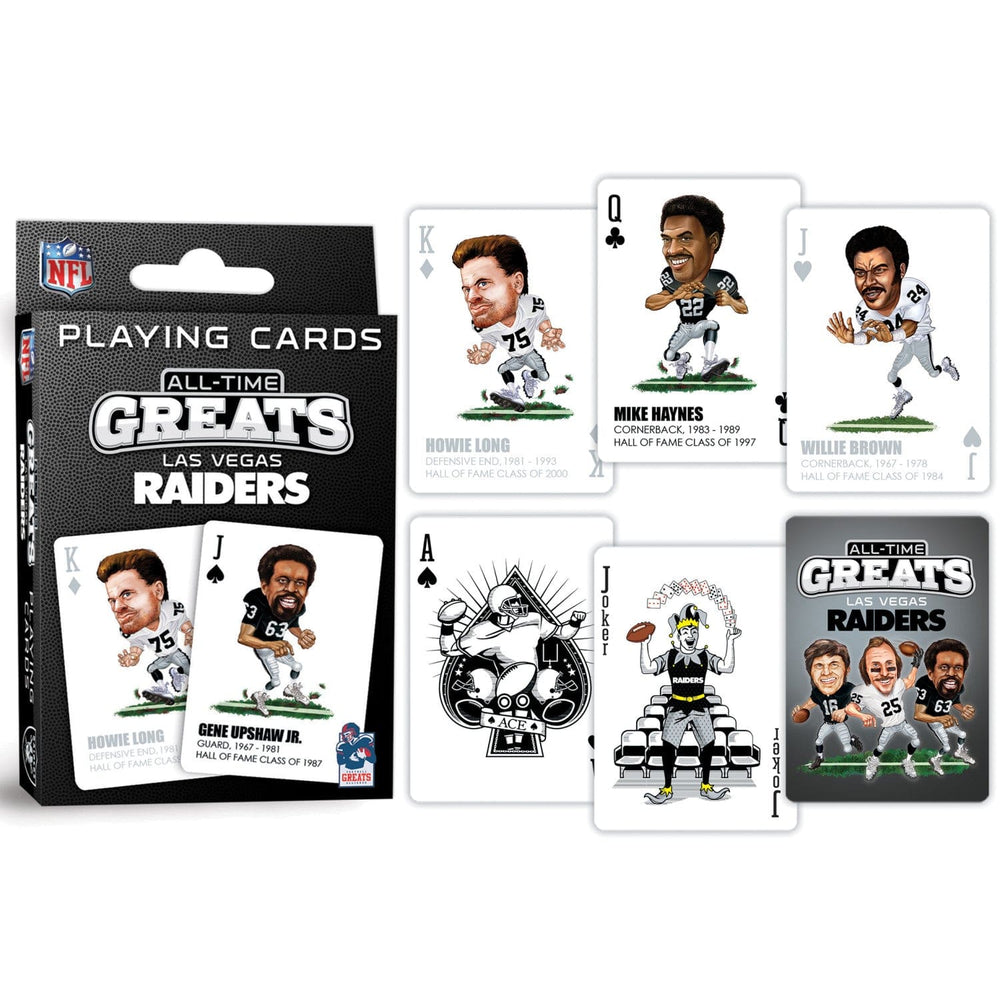 Las Vegas Raiders All-Time Greats Playing Cards - 54 Card Deck (ONLINE ORDER ONLY)