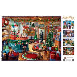 Happy Holidays - Mistletoe Market 300 Piece EZ Grip Jigsaw Puzzle (ONLINE ORDER ONLY)
