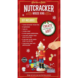 Holiday Craft Kit - Nutcracker Mouse King Wood Paint Kit (ONLINE ORDER ONLY)