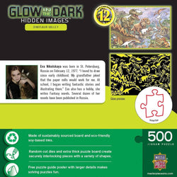Hidden Images - Dinosaur Valley 500 Piece Jigsaw Puzzle (ONLINE ORDER ONLY)