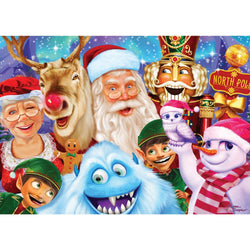 The North Pole Family Portrait 500 Piece Jigsaw Puzzle (ONLINE ORDER ONLY)