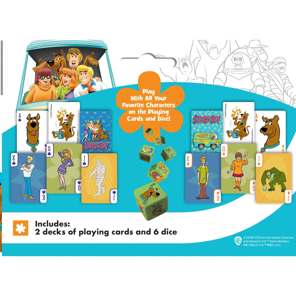 Scooby Doo 2-pack Playing Cards & Dice Set (ONLINE ORDER ONLY)