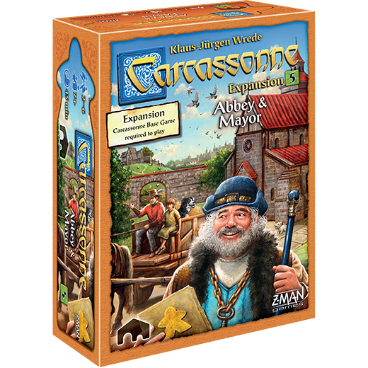 Carcassonne: Expansion 5 - Abbey & Mayor (ONLINE ORDER ONLY)