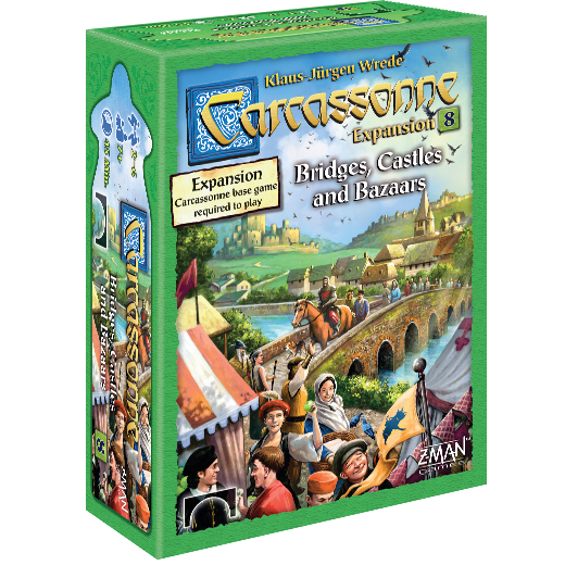 Carcassonne: Expansion 8 - Bridges, Castles & Bazaars (ONLINE ORDER ONLY)