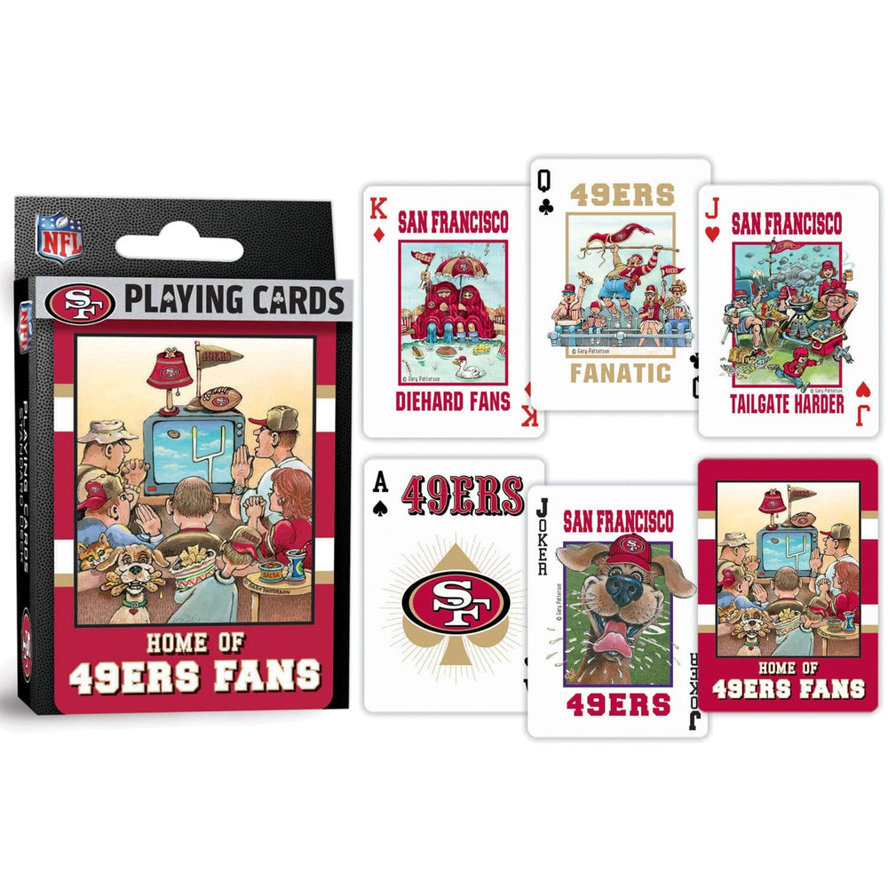 San Francisco 49ers Fan Deck Playing Cards - 54 Card Deck (ONLINE ORDER ONLY)