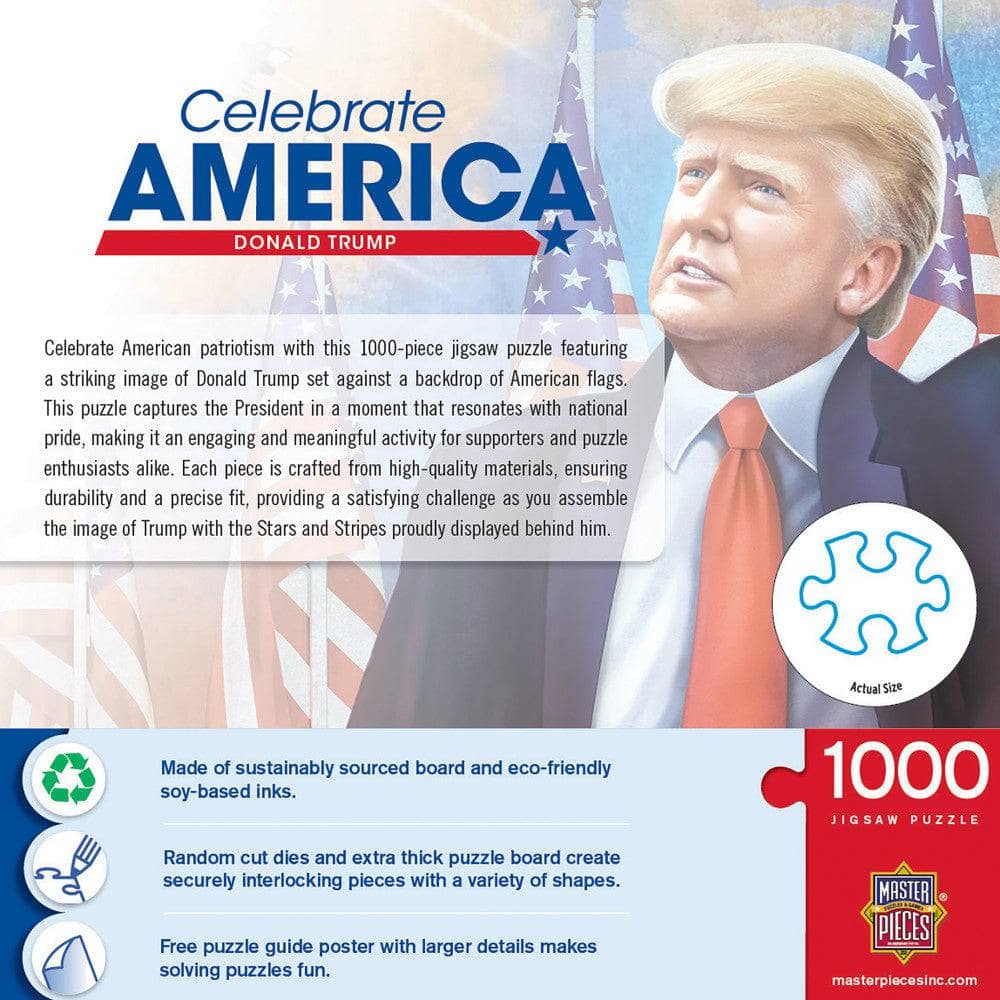 Celebrate America - Donald Trump 1000 Piece Jigsaw Puzzle
