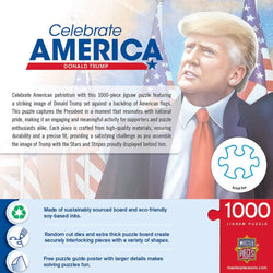 Celebrate America - Donald Trump 1000 Piece Jigsaw Puzzle