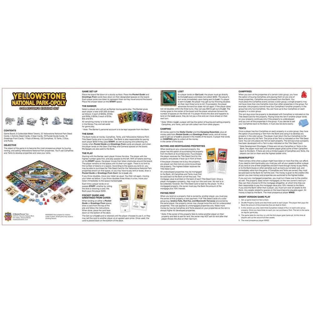 Yellowstone National Park Opoly (ONLINE ORDER ONLY)