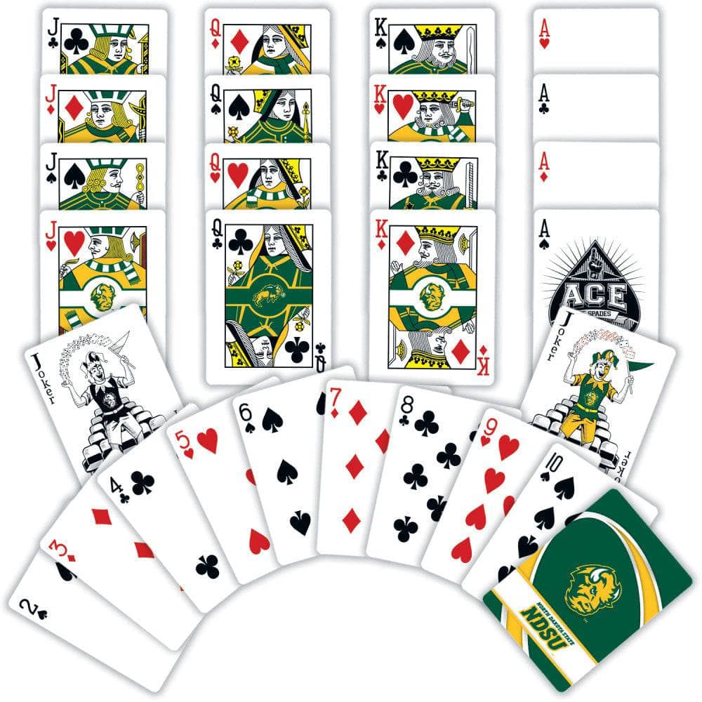 North Dakota State Bison Playing Cards - 54 Card Deck (ONLINE ORDER ONLY)