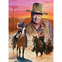 John Wayne Collection - The Cowboy Way 1000 Piece Jigsaw Puzzle (ONLINE ORDER ONLY)