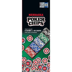 Nebraska Cornhuskers 100 Piece Poker Chips (ONLINE ORDER ONLY)
