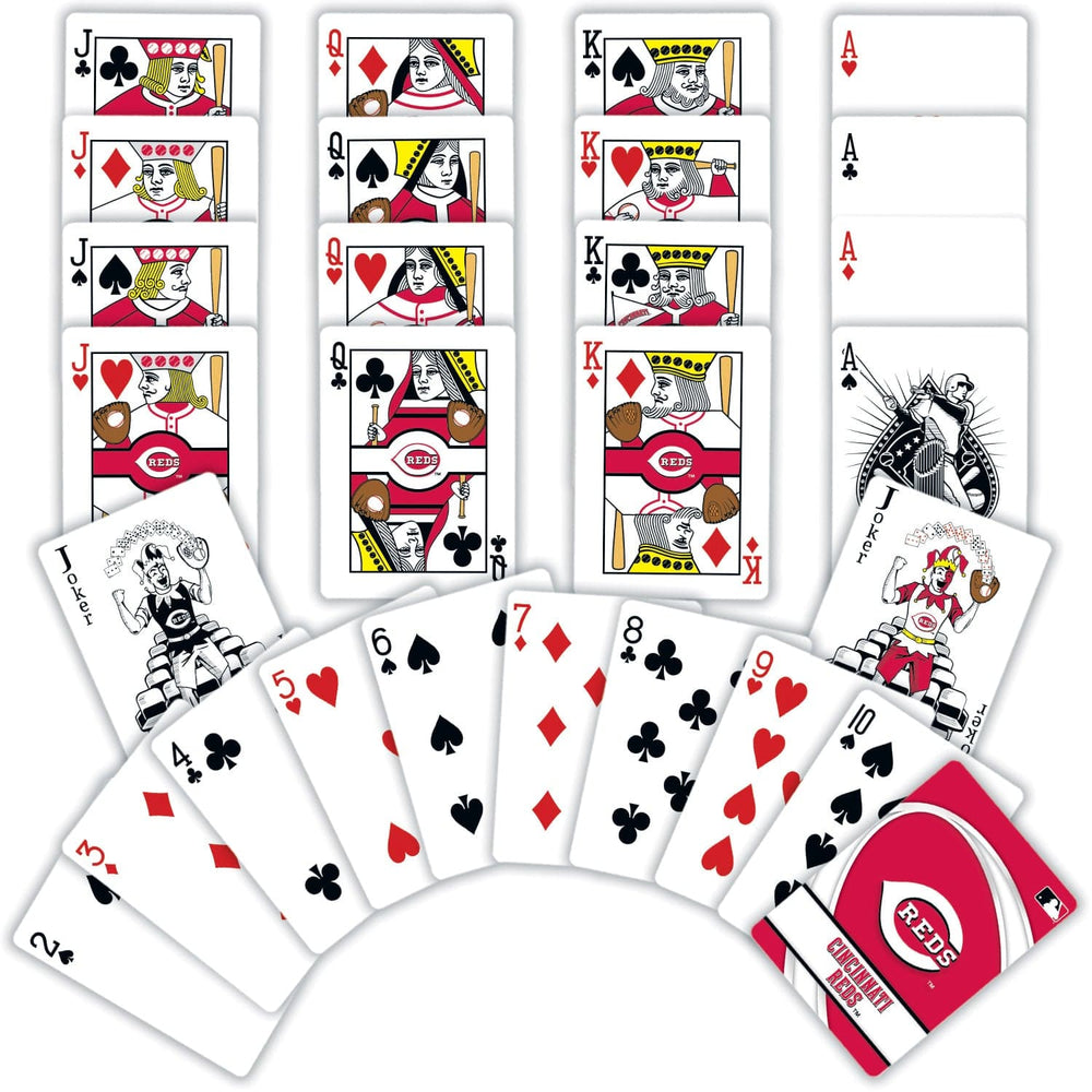 Cincinnati Reds Playing Cards - 54 Card Deck (ONLINE ORDER ONLY)