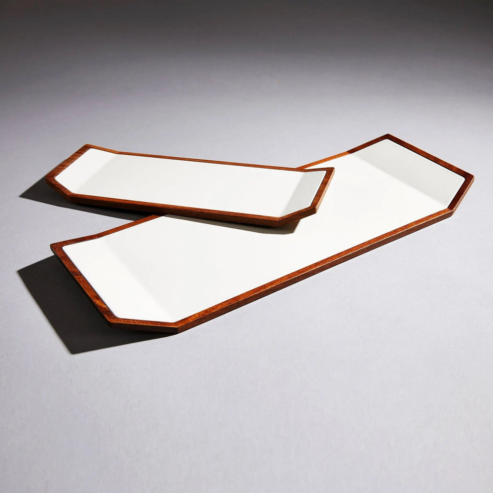 Zogan Tray - Fusion of Porcelain and Walnut (ONLINE ORDER ONLY)