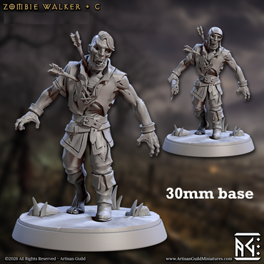 Zombie Walker: Sculpt C (Male Zombie) (ONLINE ORDER ONLY)