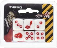 Zombicide: White Dice Pack (ONLINE ORDER ONLY)