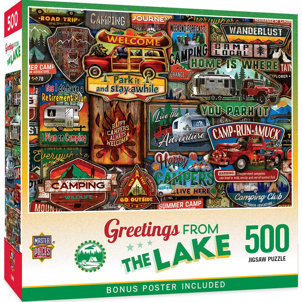 Greetings From The Lake - 500 Piece Jigsaw Puzzle (ONLINE ORDER ONLY)