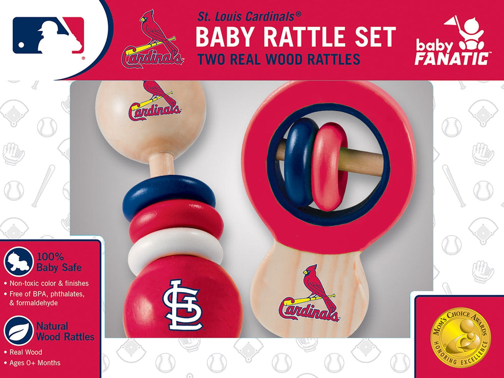 St. Louis Cardinals - Baby Rattles 2-Pack (ONLINE ORDER ONLY)