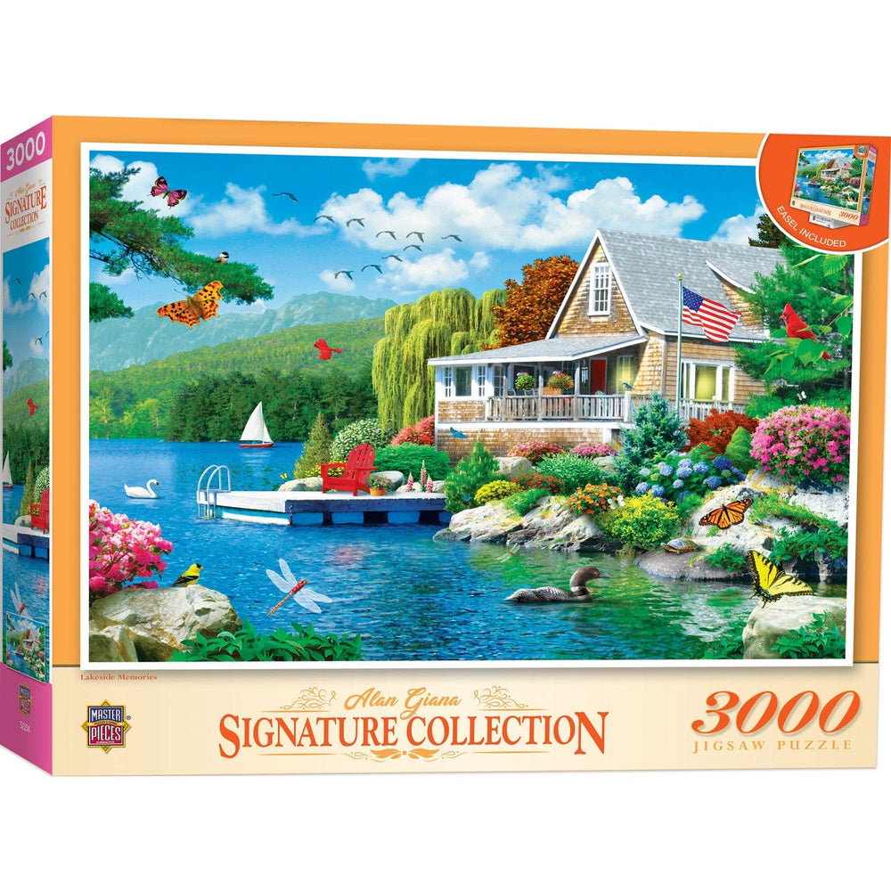 Signature Collection - Lakeside Memories 3000 Piece Jigsaw Puzzle - Flawed (ONLINE ORDER ONLY)