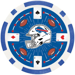 Buffalo Bills 100 Piece Poker Chips (ONLINE ORDER ONLY)