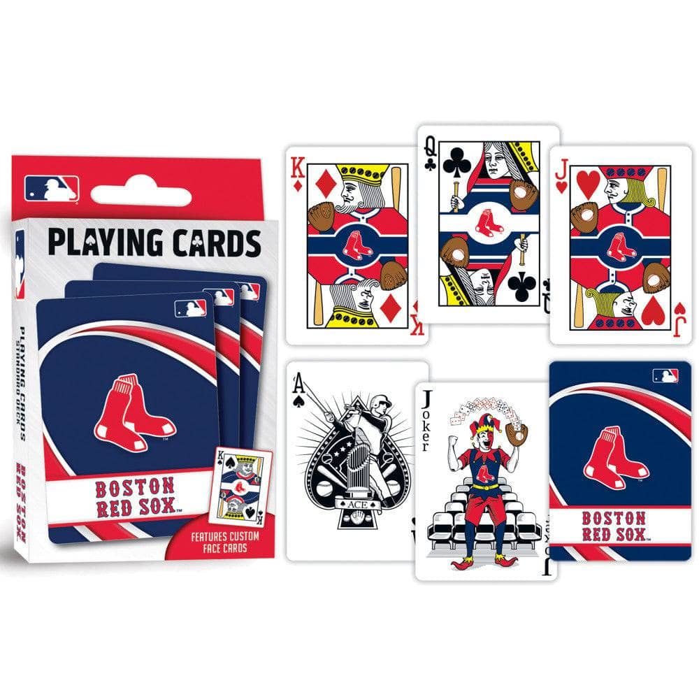 Boston Red Sox Playing Cards - 54 Card Deck (ONLINE ORDER ONLY)