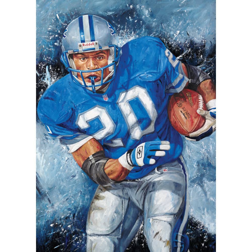 Legends of the Game - Barry Sanders 500 Piece Jigsaw Puzzle (ONLINE ORDER ONLY)