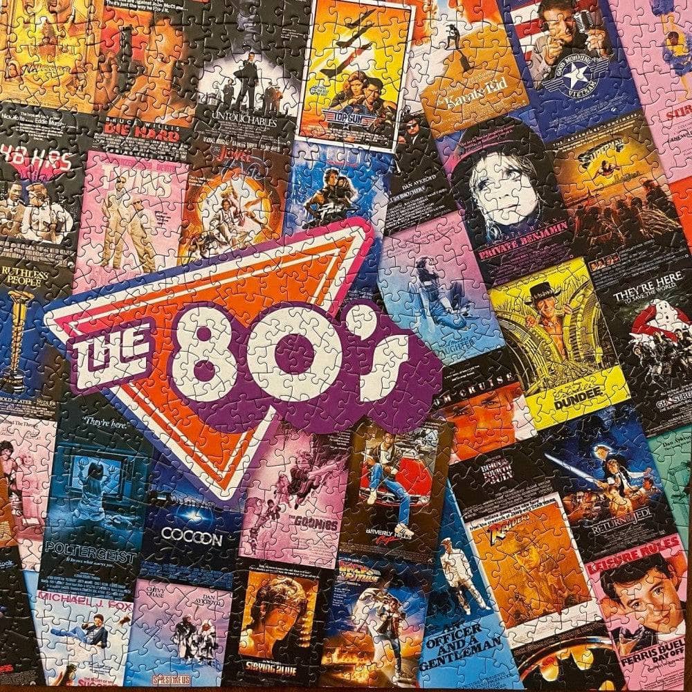 80's Blockbusters 1000 Piece Jigsaw Puzzle (ONLINE ORDER ONLY)