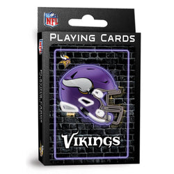 Minnesota Vikings Neon-Styled Playing Cards - 54 Card Deck (ONLINE ORDER ONLY)