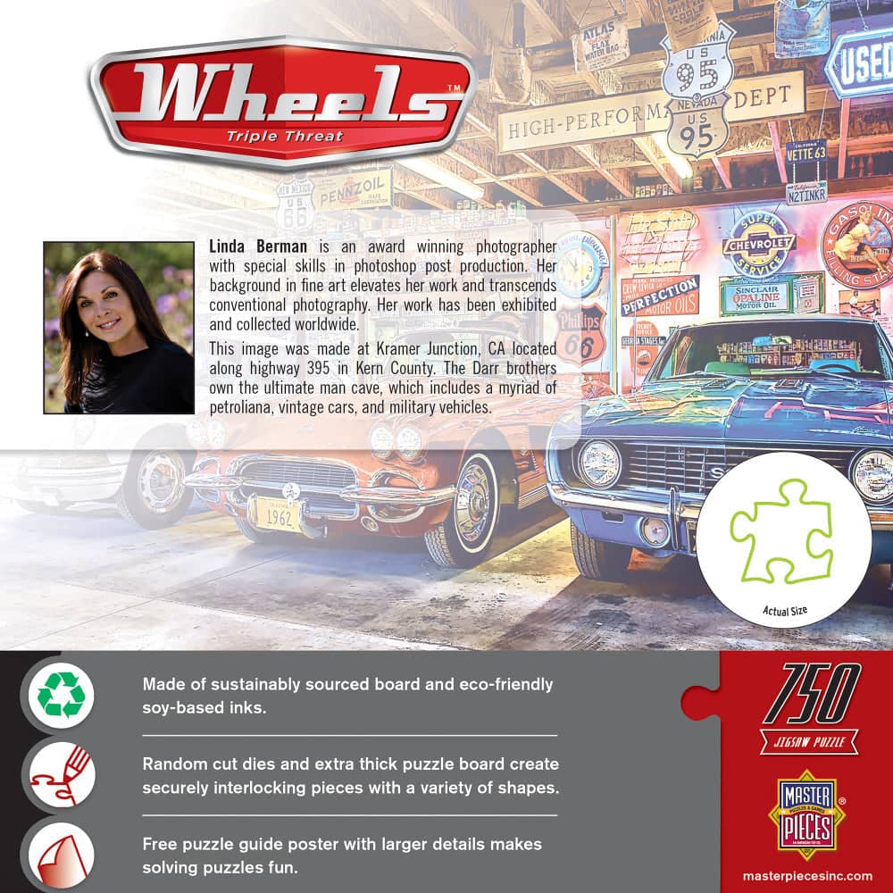 Wheels - Triple Threat 750 Piece Jigsaw Puzzle