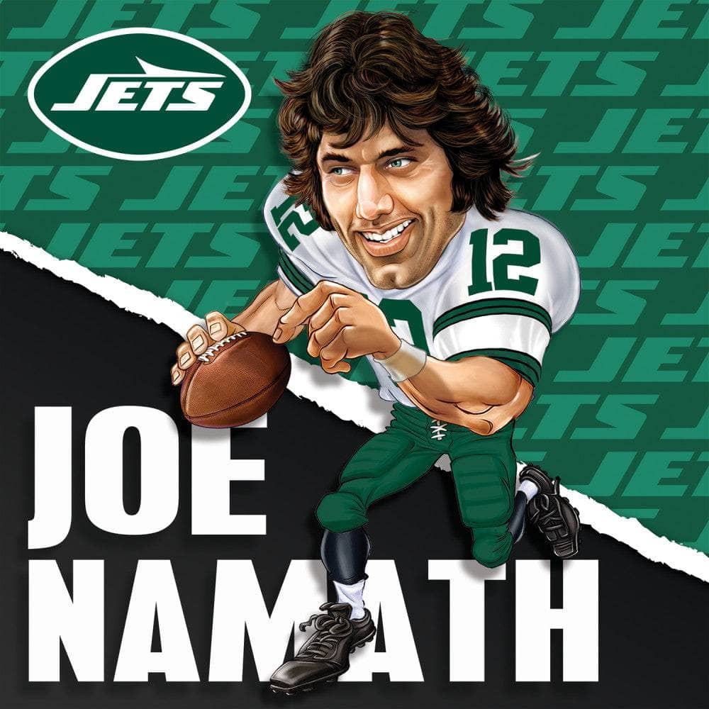 New York Jets All-Time Greats - Joe Namath 100 Piece Jigsaw Puzzle
