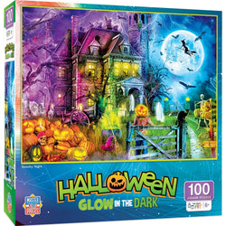 Halloween Glow in the Dark - Spooky Night 100 Piece Jigsaw Puzzle (ONLINE ORDER ONLY)