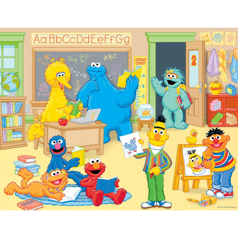 Sesame Street - School Time 24 Piece Jigsaw Puzzle (ONLINE ORDER ONLY)