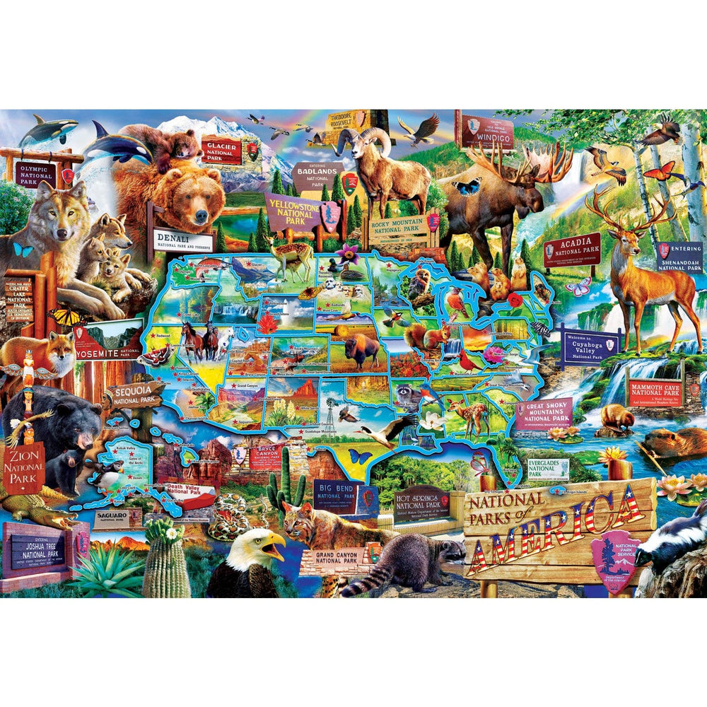 Signature - USA National Parks 1500 Piece Jigsaw Puzzle (ONLINE ORDER ONLY)