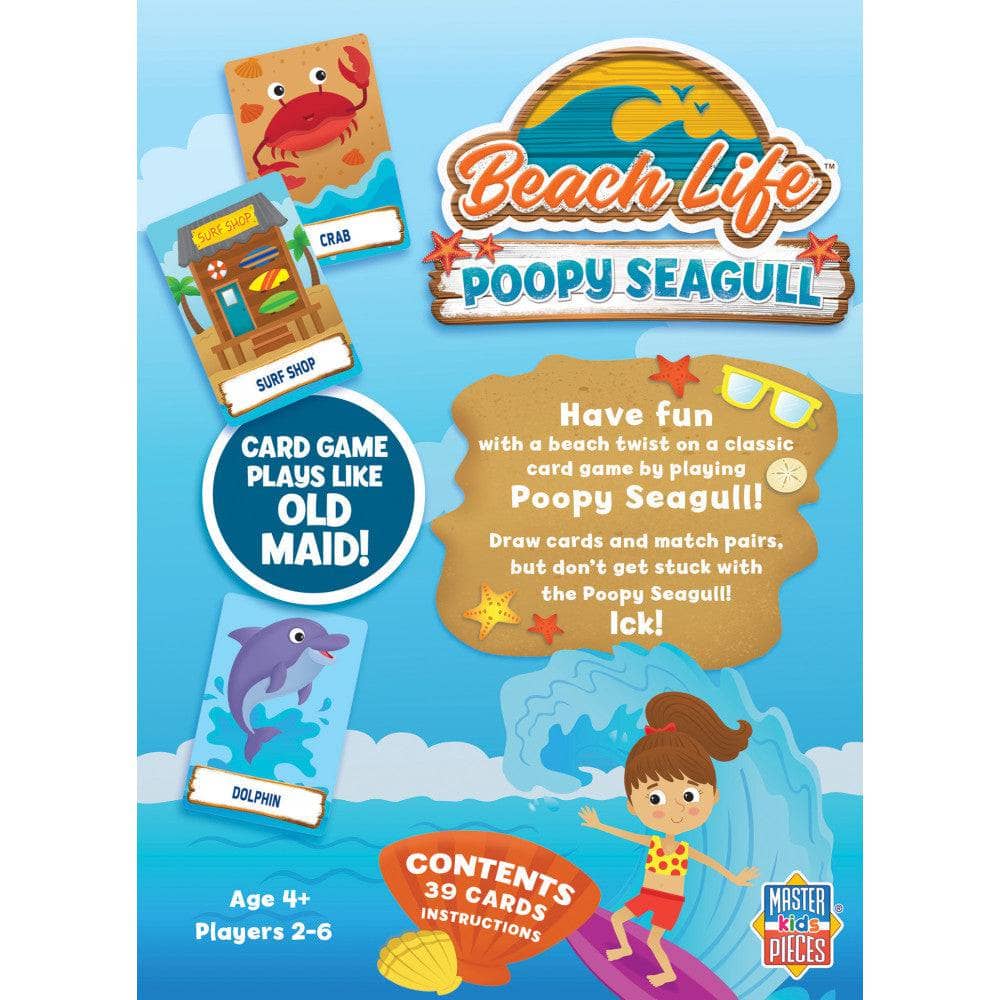 Beach Life - Poopy Seagull Card Game (ONLINE ORDER ONLY)