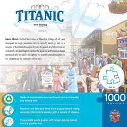 Titanic - Now Boarding 1000 Piece Jigsaw Puzzle (ONLINE ORDER ONLY)