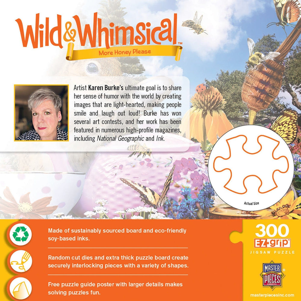Wild & Whimsical - More Honey Please 300 Piece EZ Grip Jigsaw Puzzle (ONLINE ORDER ONLY)