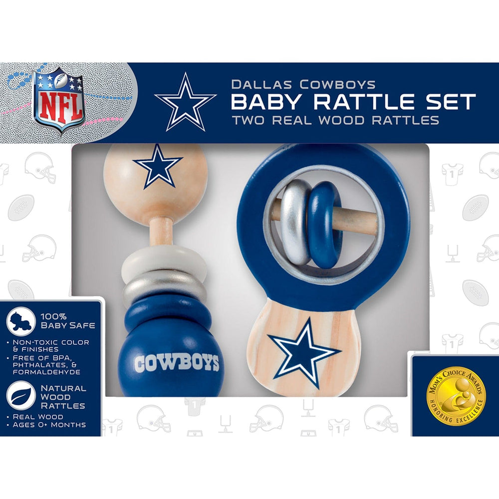 Dallas Cowboys - Baby Rattles 2-Pack (ONLINE ORDER ONLY)