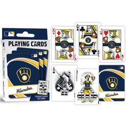 Milwaukee Brewers Playing Cards - 54 Card Deck (ONLINE ORDER ONLY)