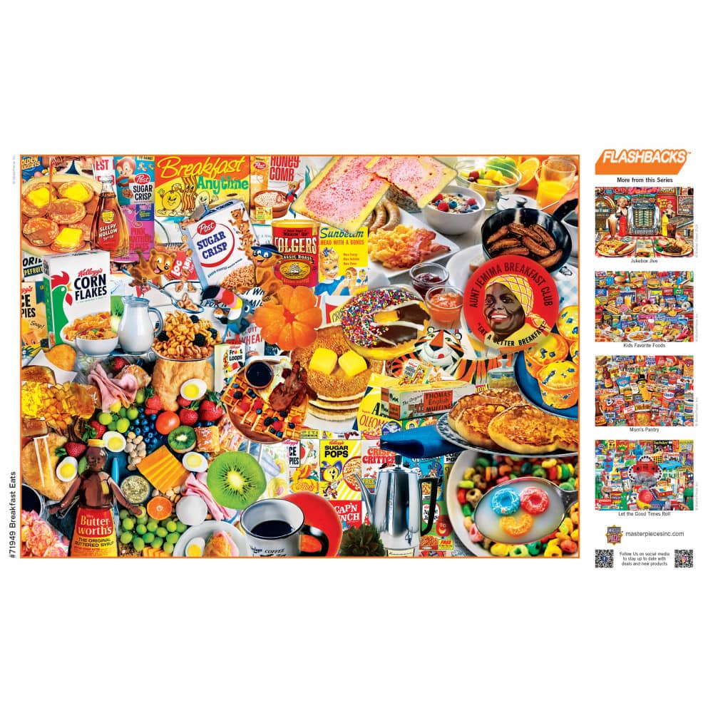 Flashbacks - Breakfast Eats 1000 Piece Jigsaw Puzzle