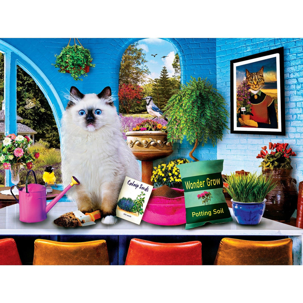 Wild & Whimsical - Catnip Cultivator 300 Piece EZ Grip Jigsaw Puzzle (ONLINE ORDER ONLY)