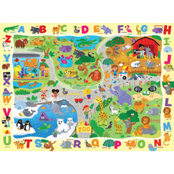 Hide & Seek - Alphabet at the Zoo 48 Piece Jigsaw Puzzle (ONLINE ORDER ONLY)