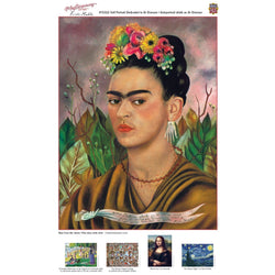 MasterPieces of Art - Frida Kahlo Self Portrait 1000 Piece Jigsaw Puzzle (ONLINE ORDER ONLY)