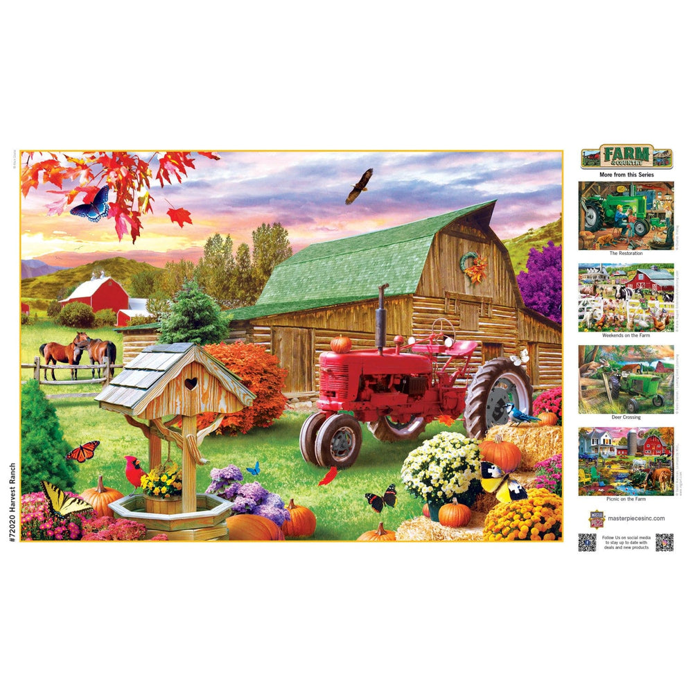 Farm & Country - Harvest Ranch 1000 Piece Jigsaw Puzzle (ONLINE ORDER ONLY)