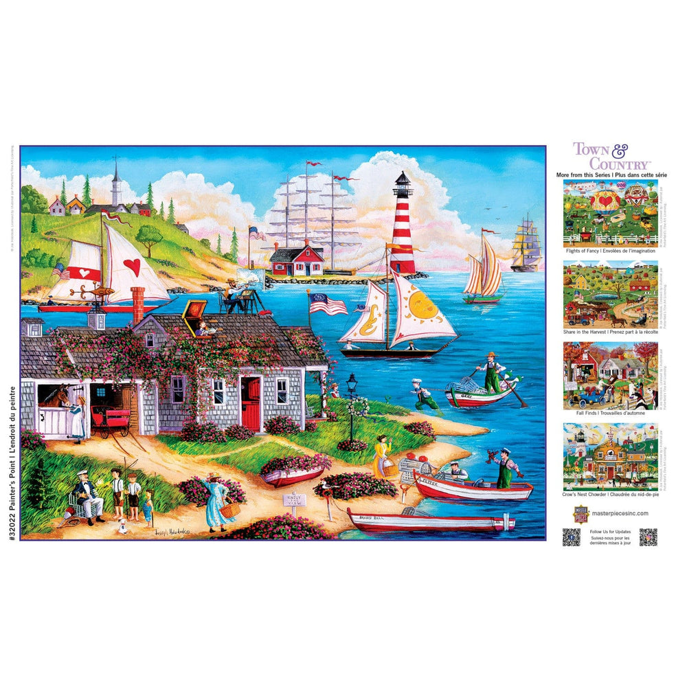 Town & Country - Painter's Point 300 Piece EZ Grip Jigsaw Puzzle (ONLINE ORDER ONLY)