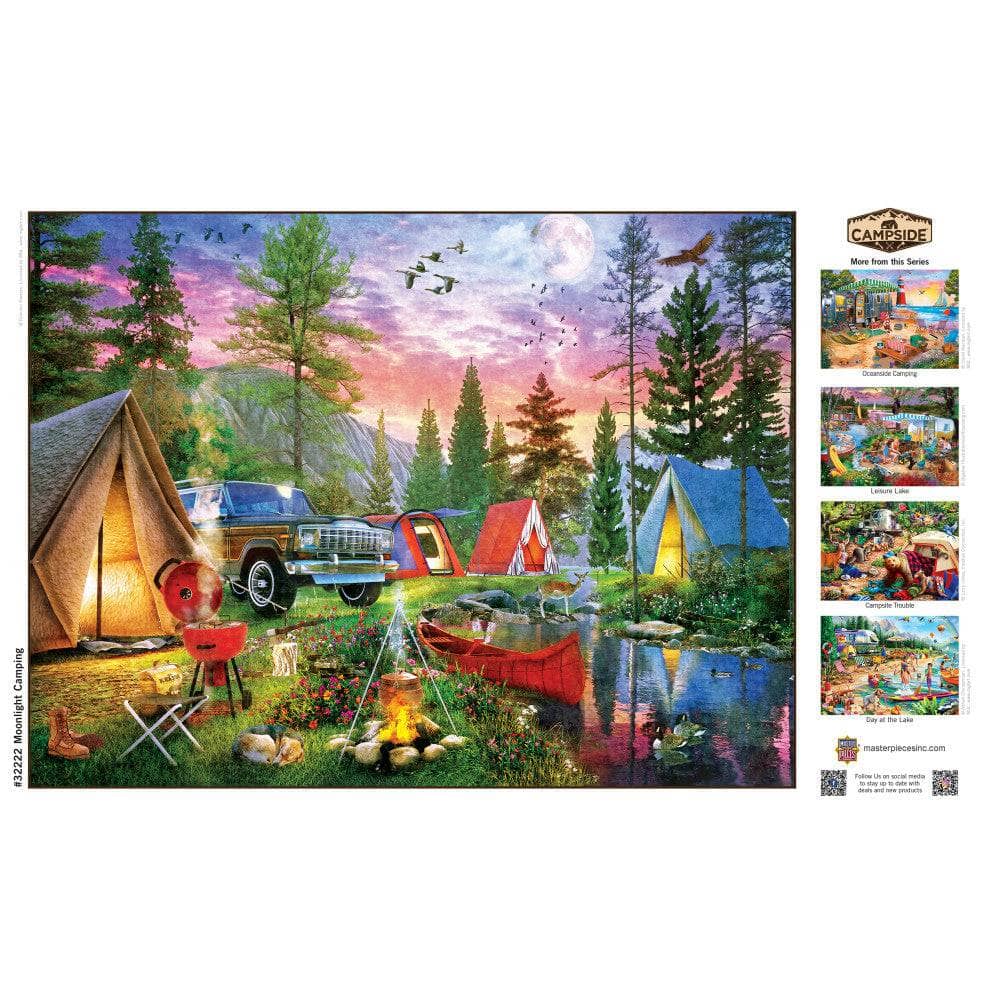 Campside - Moonlight Camping 300 Piece EZ Grip Jigsaw Puzzle (ONLINE ORDER ONLY)
