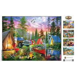 Campside - Moonlight Camping 300 Piece EZ Grip Jigsaw Puzzle (ONLINE ORDER ONLY)