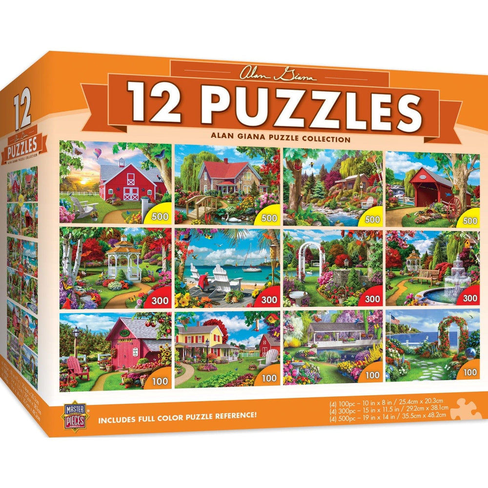 Alan Giana Jigsaw Puzzle Collection - 12 Pack (ONLINE ORDER ONLY)